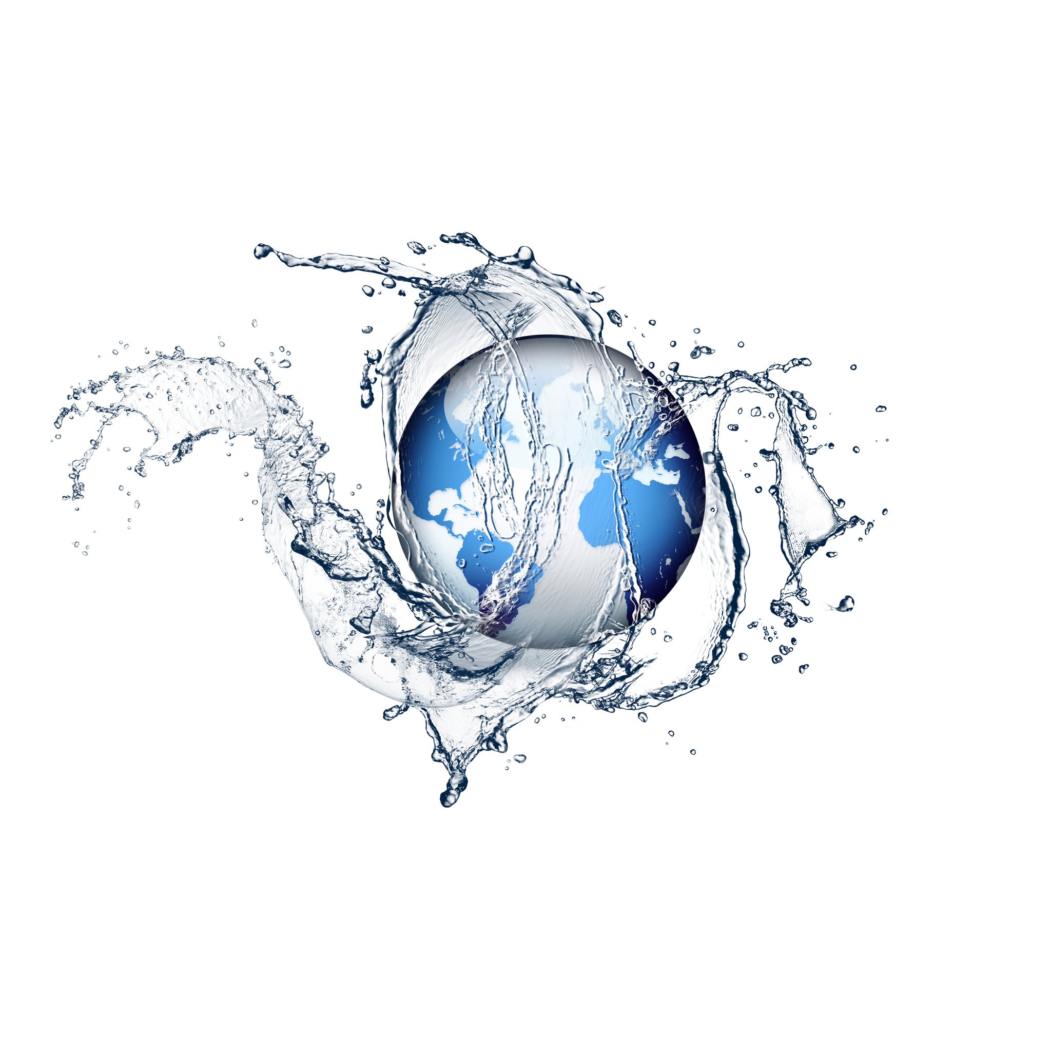 Water droplet detail